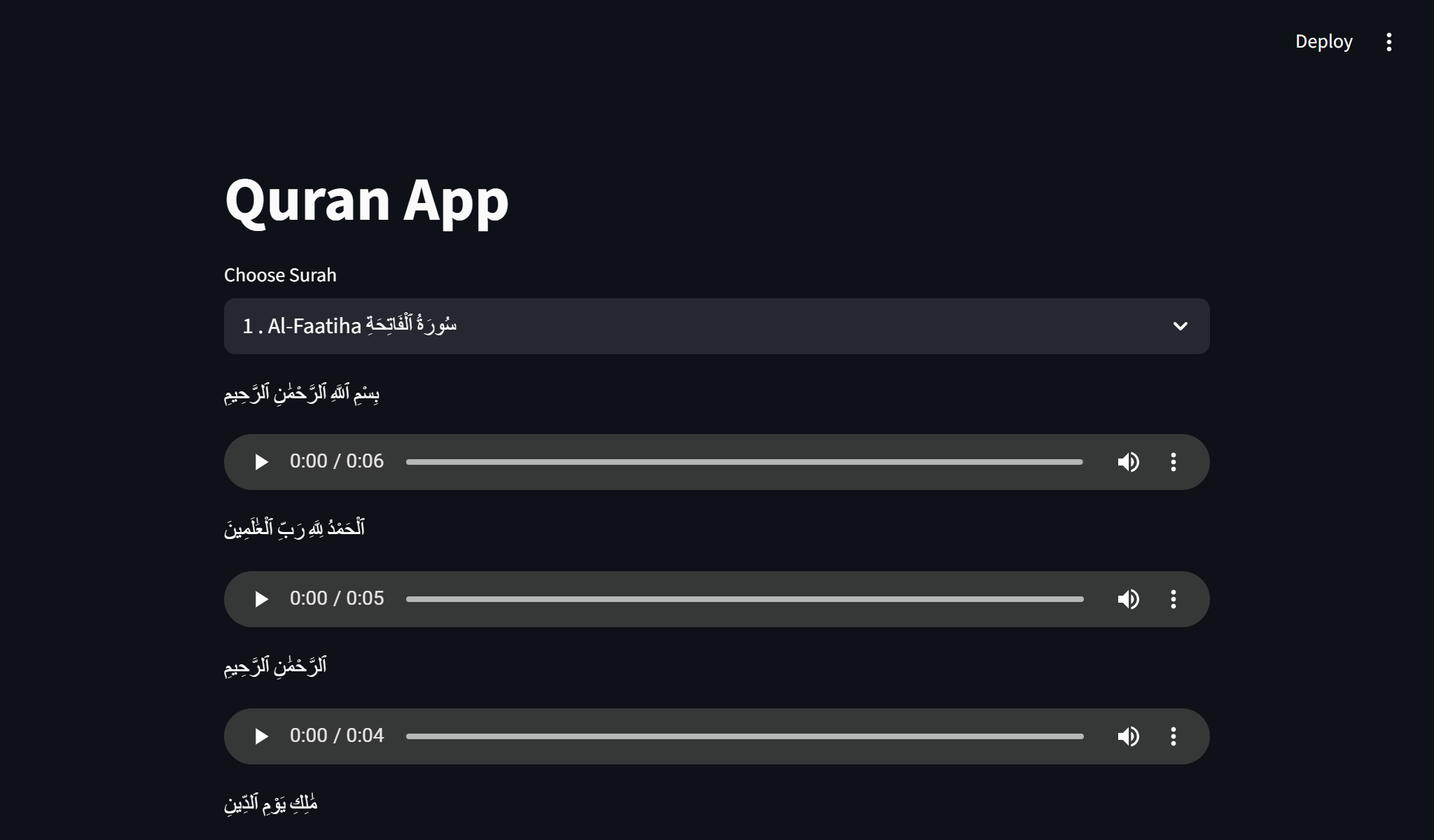 Quran App
